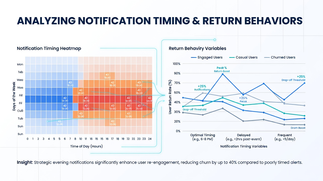 Illustration of user engagement metrics in apps with virtual tables and progressive rewards
